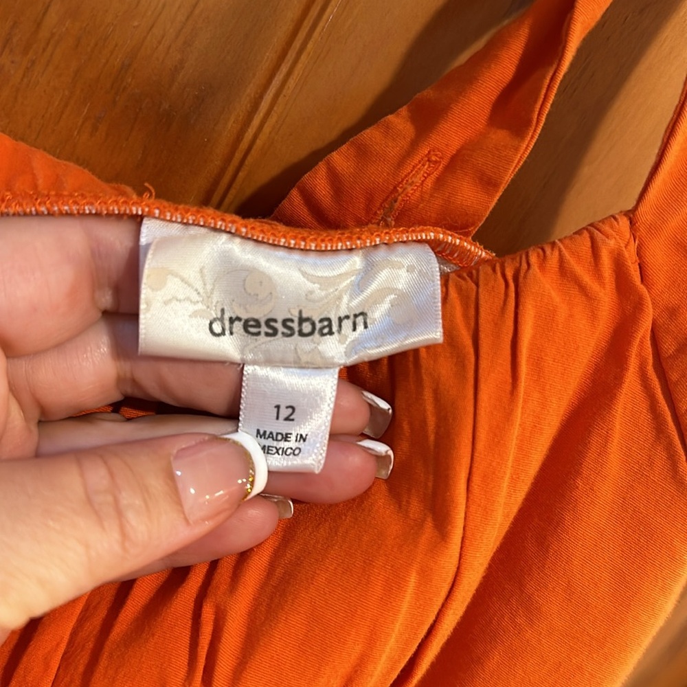 Barn Women's Orange Mini Dress - Picture 4 of 9
